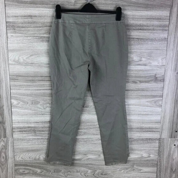 NIC+ZOE Women's Colored Step Denim Pant in Grey Size 6 - Picture 5 of 7